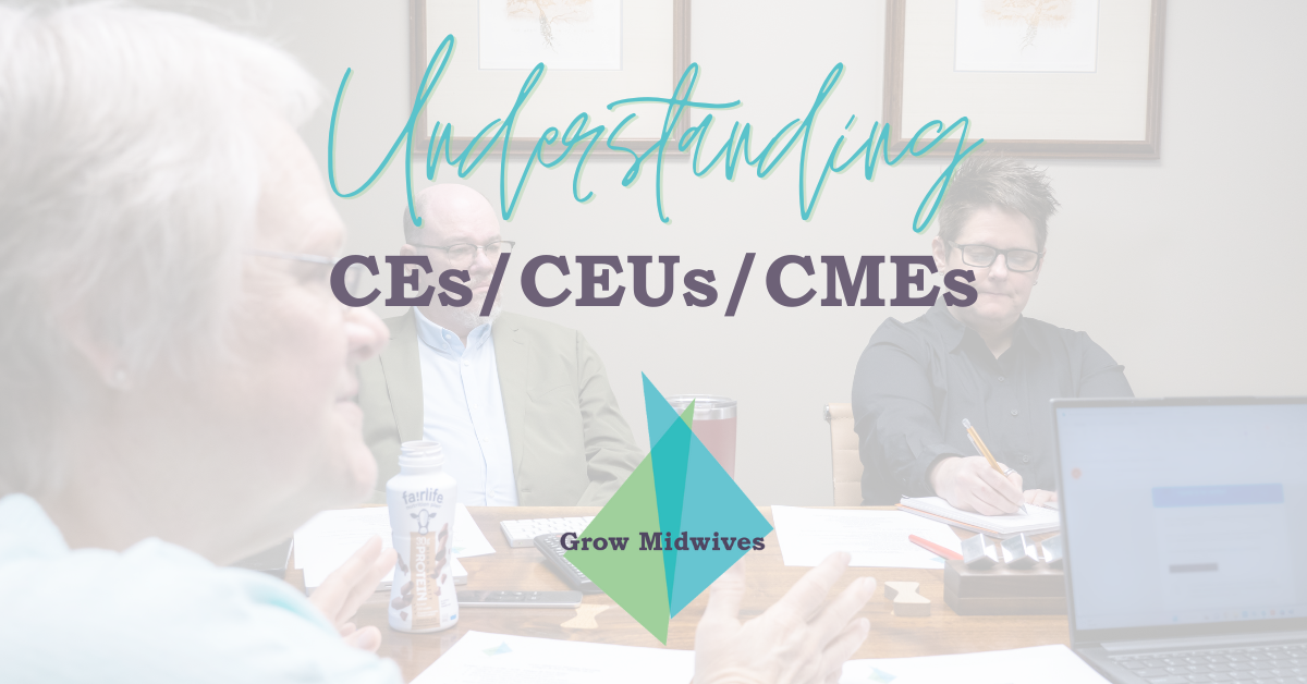 Understanding CEs/ CEUs/CMEs